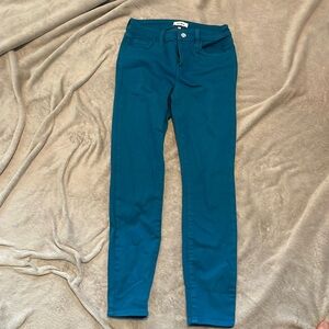 Teal Skinny Jeans
